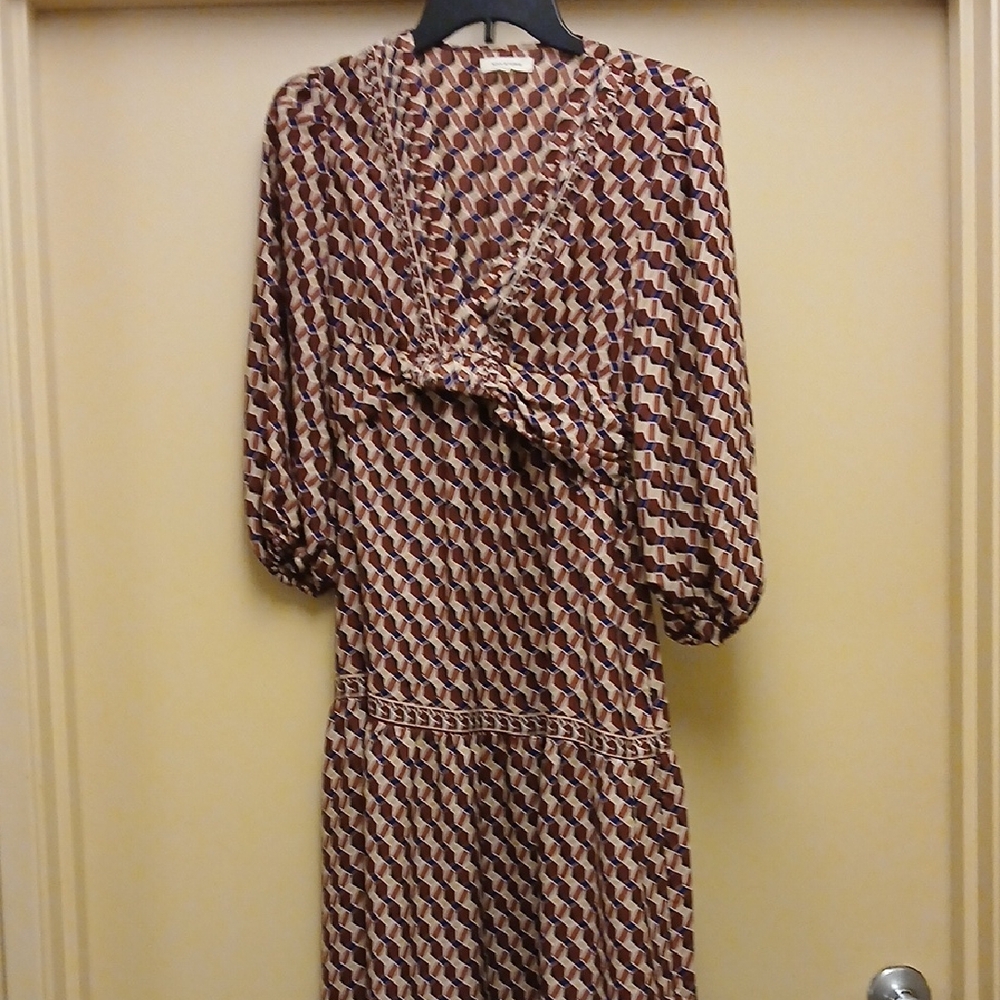 MAX STUDIO Womens' Elegant Geometric Patterned Dress | SIZE XS